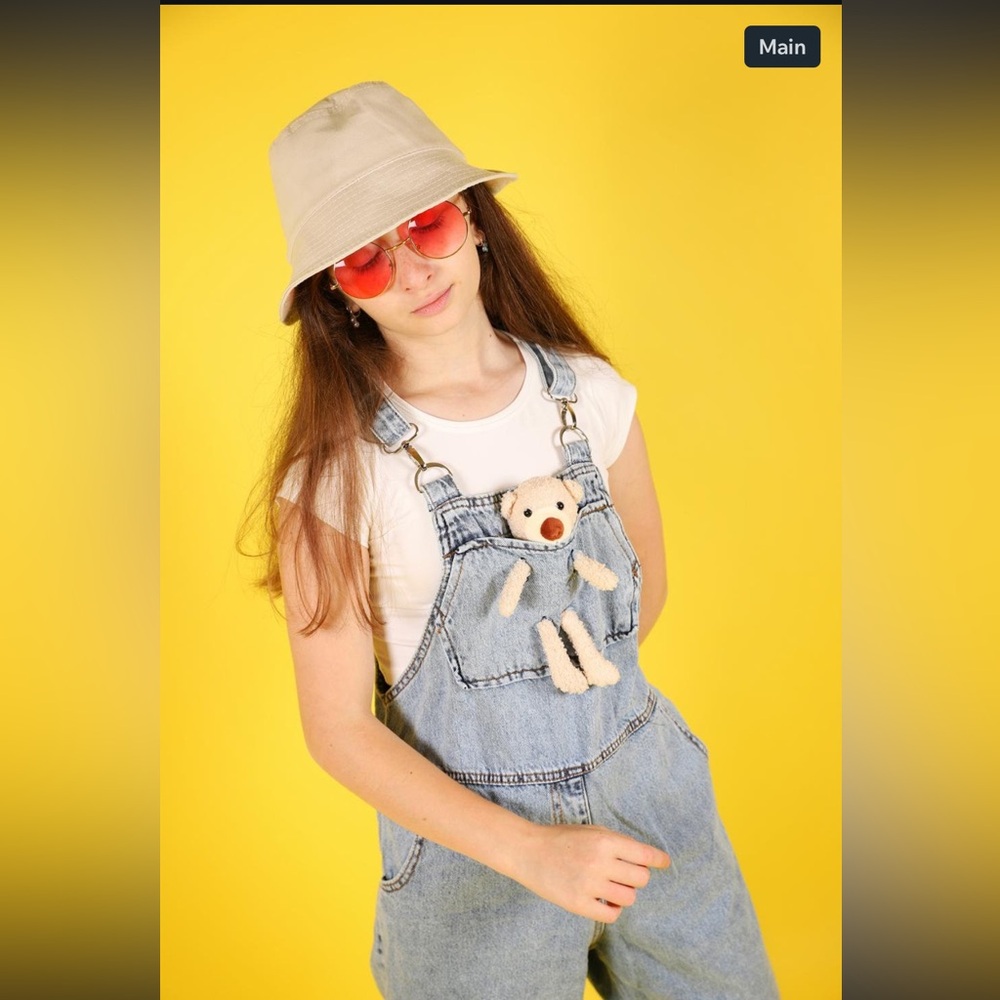Girl Bear Denim Jumpsuit: The Perfect Blend of Modern and Classic Styles